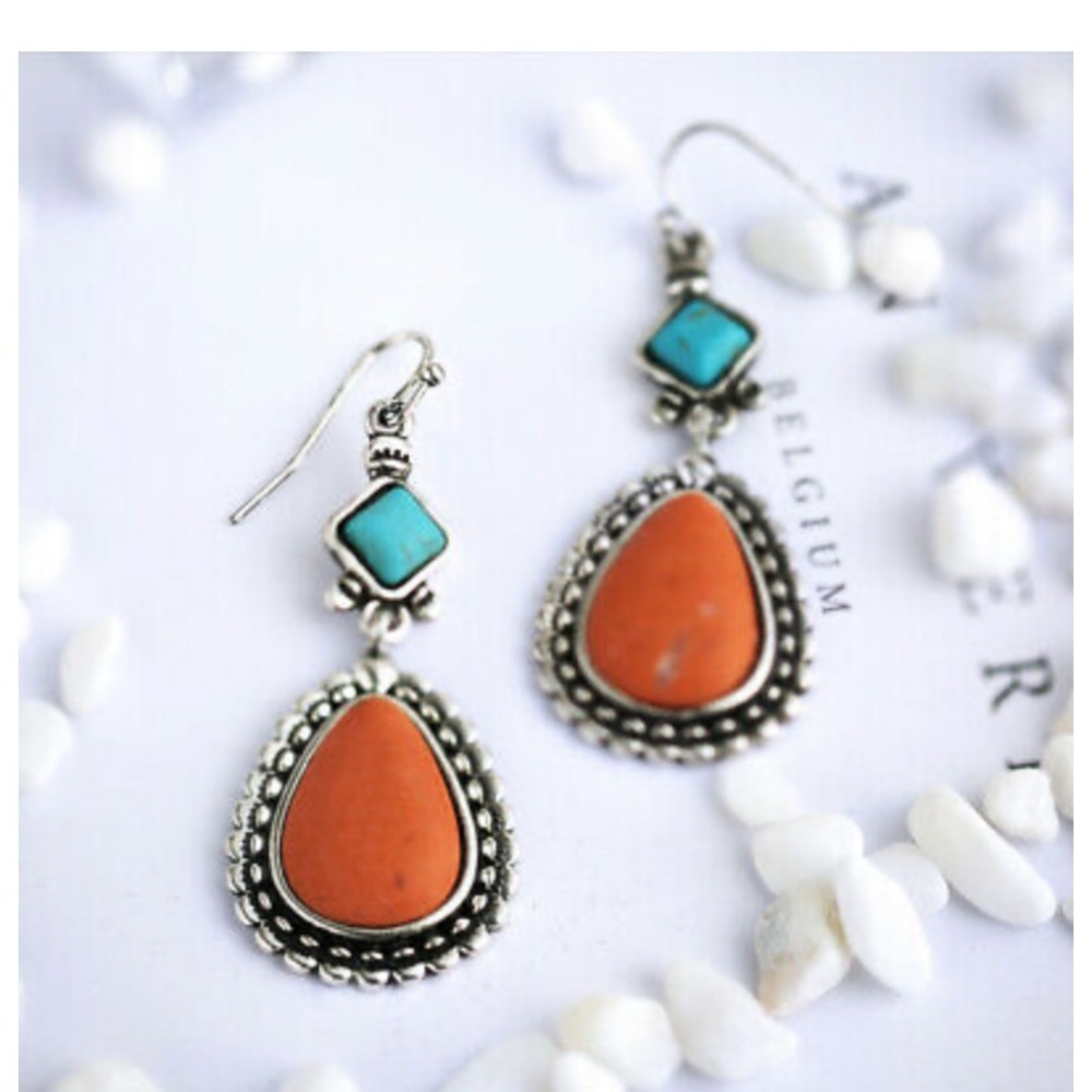 New Sterling silver boho earrings - Picture 2 of 4